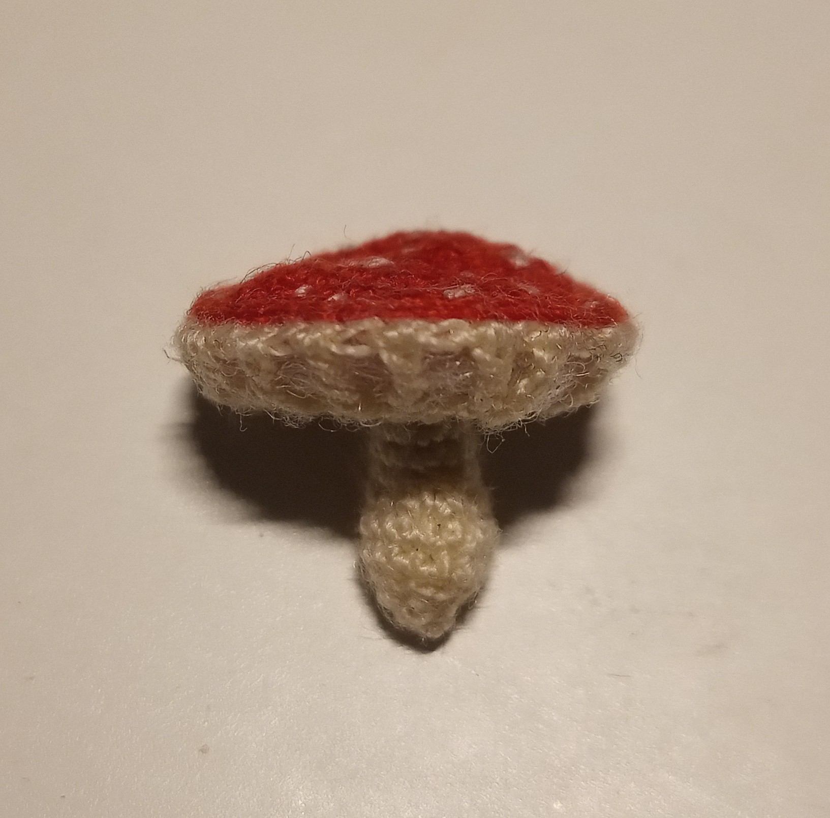 Microcrochet Amanita Muscara mushroom slender version